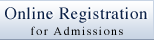 Online Registration for Admissions